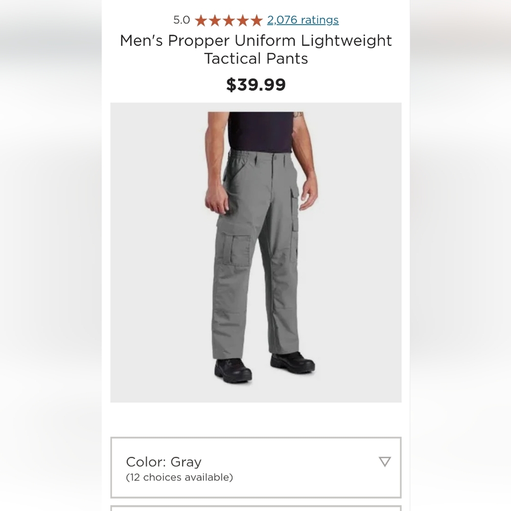 Men's Proper Tactical Pants